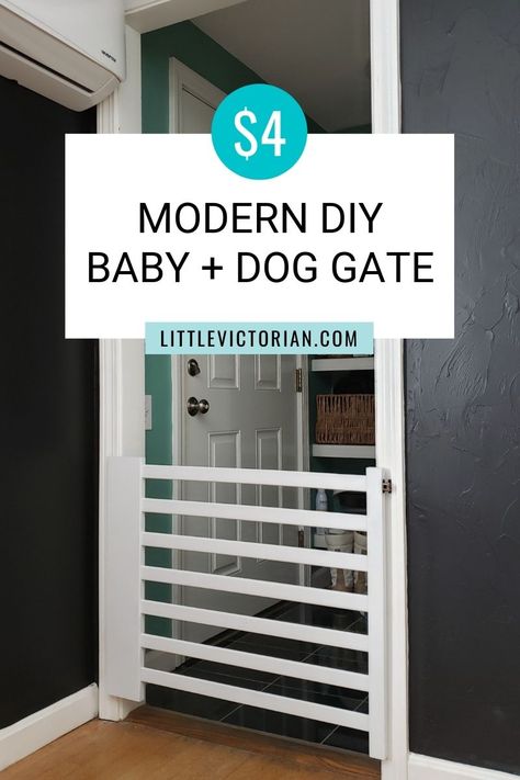 DIY dog gate for cheap ($3.75) Lake Patio, Tall Pet Gate, Retractable Dog Gate, Dog Gates For Stairs, Puppy Gates, Diy Dog Gate, Diy Baby Gate, Dog Gates, Wood Floor Cleaner