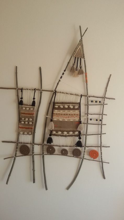 Fiber Art Ideas, Twig Weaving, Stick Weaving, Natural Weaving, Nature Weaving, Branch Weaving, Circle Weaving, فن النسيج, Art Yarn Weaving