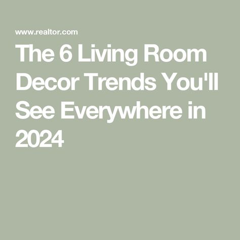 The 6 Living Room Decor Trends You'll See Everywhere in 2024 What Size Lamps For Living Room, Best Lighting For Living Room, Living Room Design 2024, Living Room Decor 2024 Trend, 2024 Paint Color Trends Living Room, Lighting Trends Of 2024, 2025 Living Room Decor Trends, Trending Living Rooms For 2024, Living Rooms 2024