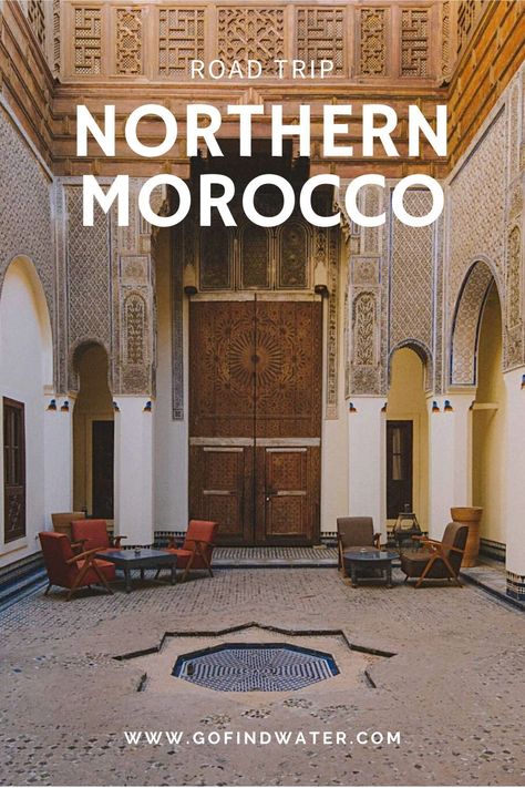 Are you planning a road trip through Northern Morocco? Here's our itinerary from Fez to Chefchaouen, Tanger and Rabat. Northern Morocco, Morocco Chefchaouen, Morocco Itinerary, Planning A Road Trip, Luxurious Garden, Morocco Travel, Rest Days, Blue City, Road Trip Planning