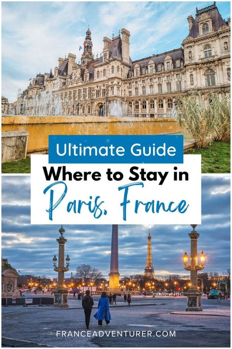 Wondering where to stay in Paris France? Our France travel guide highlights the best neighborhoods and best Paris hotels in safe, central arrondissements. From budget hotels to charming boutique stays and luxury options, we’ll help you find the best places to stay for your Paris itinerary. Traveling to France has never been easier with our Paris travel tips. Add this to your list of must-know France travel insights before you visit France! Must Visit In Paris, Best Things To Do In Paris France, Travel To Paris France, Traveling In Paris, Paris Places To Stay, 2 Days In Paris Itinerary, Places To Visit In Paris France, Best Neighborhoods To Stay In Paris, Paris Neighborhood Guide