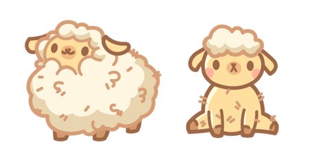 Just look how pretty we cut the wool of this little lamb, which looked like a white cloud! The cute cursor for a mouse with lamb! #CuteCursors, #Cute, #animals, #beige, #Sheep, #Lamb Sheep Doodle Art, Lamb Cartoon Cute, Lamb Cute Drawing, Sheep Cute Illustration, Sheep Cute Art, Cute Sheep Doodle, Cute Lamb Art, How To Draw A Lamb, Lamb Character Design