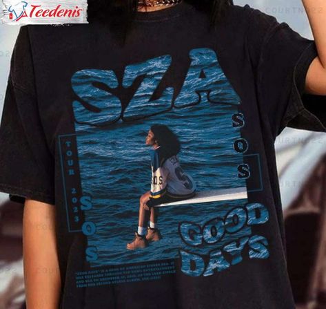 Sza Tshirt, 90s Shirts Graphic Tees, Sza Tour, Sza Shirt, Sza Sos, Shirts Graphic, 90s Shirts, 13th Birthday, Cute Swimsuits