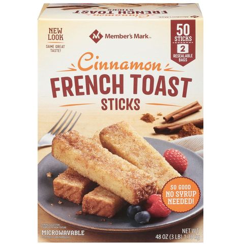 Cinnamon French Toast Sticks, Freeze Pancakes, Sweet Breakfast Treats, French Toast Sticks, Frozen Breakfast, Real Bread, Cinnamon French Toast, Chicken Base, Frozen Lemonade