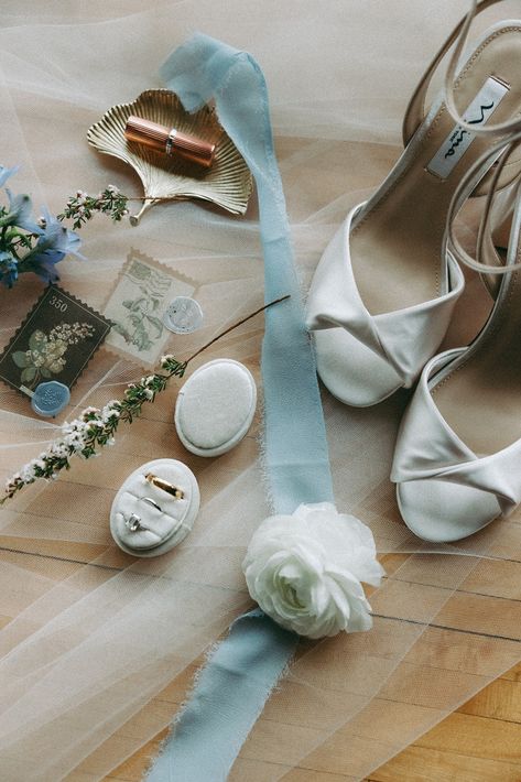 Something Old. Something New. Something Borrowed. Something Blue. ✨💙 Does anyone follow this tradition anymore? If you did this at your wedding, what did you incorporate into your big day? I had a piece of my mother's wedding dress sewn into the inside of my wedding dress! 💖 . . . Planning & Coordination: @petalandpopweddings Photographer: @meganbadiaphotography HMU: @paige_jones06, @kellyinsinga Florals: @flowergalaxyua Venue: @darbyhousefarm . . . wedding planner wedding coordinator col... Wedding Something Old New Borrowed Blue, Something Old New Borrowed And Blue, Wedding Something Old, Old New Borrowed Blue, Sewing Wedding Dress, My Wedding Dress, Hens Party, Something Old Something New, Mother Wedding Dress