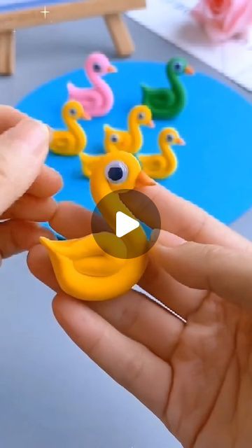 Instadiyou on Instagram: "Made a duck using foam clay! This adorable and squishy DIY project lets you shape and mold foam clay into a cute little duck. Perfect for kids' crafts, home decor, or as a handmade gift, this project brings creativity and fun to life with simple materials and your imagination.  #foamclayduck #duckcraft #foamclaycraft #handmadecrafts #kidscrafts #funwithcrafts #creativeprojects #diyfun #artandcraft #handmadewithlove #craftyourpassion #whimsicalcraft #easycrafts #funDIY #animalcrafts #foamcrafts #creativeart #playfulcraft #crafttutorial #claycraftforkids #craftingcommunity #handmadetoys #diydecor #duckfigurine #clayart #claymolding #animalfigurines #cutecreations  foam clay duck, DIY animal crafts, creative handmade toys, squishy clay creations, fun kids' projects w Diy Animal Crafts, Clay Duck, Squishy Diy, Duck Crafts, Foam Clay, Clay Moulding, Fun Projects For Kids, Kids Projects, Little Duck