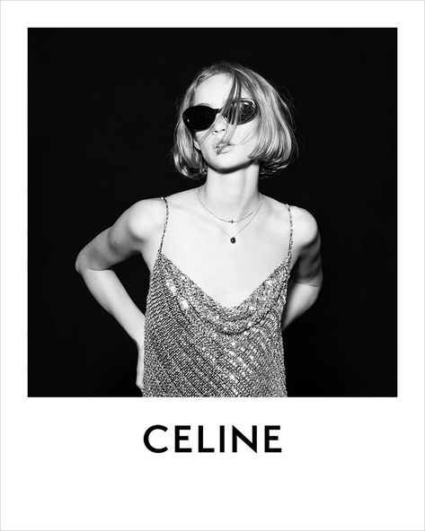 Celine Campaign, Vintage Rock T Shirts, Celine Fashion, French Luxury Brands, Model Runway, Campaign Fashion, Hedi Slimane, Ad Campaign, Fashion Photographer