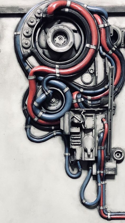 Biomechanical Tattoo Design, Mangas Tattoo, Mechanic Tattoo, Sci Fi Rpg, Biomechanical Tattoo, Mechanical Art, 3d Tattoos, 3d Tattoo, Robots Concept