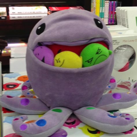 Kimochi:For teaching feelings! #Toy #Feelings #Kimochi #Octopus Kindy Activities, Teach Feelings, Teaching Feeling, Therapeutic Interventions, Elementary School Counselor, Kids Feelings, Social Skills Groups, Piano Studio, Elementary Counseling