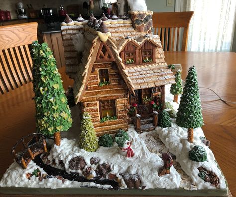 Creative Gingerbread House Ideas, Creative Gingerbread House, Easy Gingerbread House, Gingerbread Castle, Homemade Gingerbread House, Gingerbread House Ideas, Cool Gingerbread Houses, Gingerbread House Recipe, Gingerbread Dough