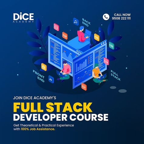 Hello everyone, This is post desgin of full stack developer course. A full stack web developer is a person who can develop both client and server software. In addition to mastering HTML and CSS, he/she also knows how to: Program a browser (like using JavaScript, jQuery, Angular, or Vue) Program a server (like using PHP, ASP, Python, or Node Course Poster Design, Full Stack Web Developer, Course Poster, Full Stack Development, Web Development Programming, Coding Courses, Web Development Course, Html And Css, Learn Computer Coding