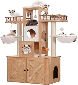 Modern Cat Tree, Cat House Diy, Condo Furniture, Litter Box Enclosure, Furniture Scratches, Cat Condo, Modern Cat, Cat Tower, Cat Room