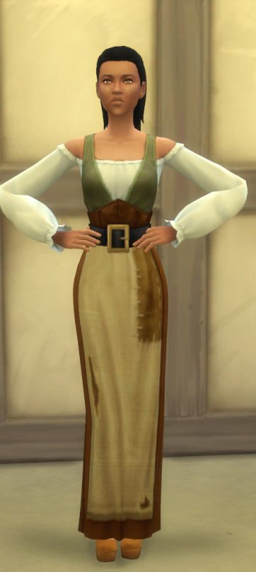 I made a mesh been very much into making history challenge cc - and i made this peasant dress i hope you like it! http://mushysims.tumblr.com/post/139481994208/i-made-a-mesh-been-very-much-into-making-history Sims 4 Historical, Sims 4 Studio, Sims 4 Mods Clothes, Ts4 Cc, Sims 4 Cc Finds, Peasant Dress, The Sims4, Sims 4 Mods, Historical Clothing