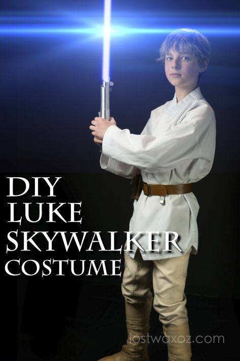 Luke Skywalker Kid, Luke Skywalker Costume Kids, Kids Star Wars Costumes, Luke Skywalker Cosplay, Luke Skywalker Costume, Star Wars Costumes Diy, Cosplay Kids, Great Costume Ideas, Star Wars Luke