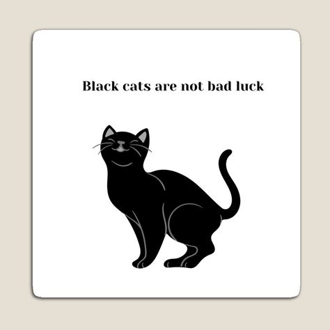 Bad Luck, Not Bad, Black Cats, Black Cat, Magnets, Batman, Home Decor Decals, Collage, For Sale