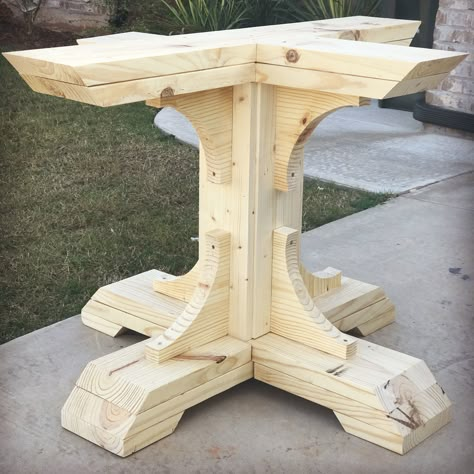 Table Legs For Round Table, Round Dining Table Legs Ideas, Diy Pedastool Table Base, Pedestal Table Legs, Diy Pedistool Table, Table Pedestal Base Ideas, Round Table Base Ideas, Round Table Legs Ideas, Pedestal Table Diy