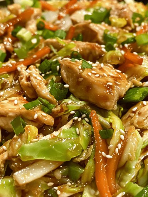 Imagine a vibrant plate filled with tender chicken strips, crisp vegetables, and an explosion of zesty flavors that awaken your taste buds. That’s exactly what you’ll get with this Zesty Chinese Chicken Cabbage Stir-Fry! Perfect for weeknight dinners or impressing guests, this recipe is not only quick and easy but also loaded with fresh ingredients that pack a punch. If you're looking to explore the delightful world of Asian-inspired cuisine, this dish is a must-try! Chinese Chicken Cabbage Stir Fry Recipes, Chinese Chicken Cabbage Stir Fry, Chinese Cabbage Recipe, Chicken Cabbage, Cabbage Stir Fry, Chicken And Cabbage, Chinese Chicken, Chinese Cabbage, Chicken Strips