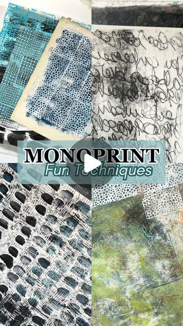 Susan McCreevy | Mixed media Artist on Instagram: "Monoprint Fun Techniques… In this video I share my passion for pattern and texture, using acrylic paint and water based printing ink. Discover the magic of household objects in creating repeat patterns! 🌟 Grab your brushes and explore unique collage papers with me today! Click the link in Bio to watch full video on my YouTube Channel! 💙 #gelprinting #gelprin #gelliprintcollage #gelliartsartist #gelpressobsessed #stencilart #mixedmediaart #scottishartist #encausticartist #scottishartistsandmakers #monoprint #fun" Monoprint Tutorial, Plate Art Ideas, Monoprint Artists, Mark Making Techniques, Monoprinting Techniques, Gelli Printing Tutorials, Monoprint Art, Gelli Printing Techniques, Texture Collage