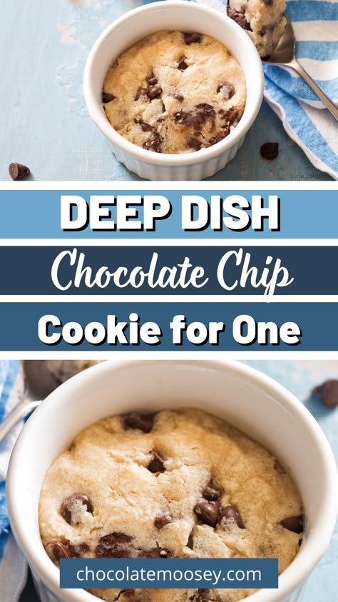 Indulge in the ultimate single-serving treat with this Deep Dish Chocolate Chip Cookie for One. Perfectly balanced with a gooey center and crisp edges, it’s the ideal quick fix for a sweet craving. Made with simple ingredients and a straightforward method, this microwaveable dessert delivers warm, melty chocolate chips in every bite. Treat yourself to a moment of pure cookie bliss. 1 Min Chocolate Chip Cookie, Single Chocolate Chip Cookie Recipe Microwave, Easy Microwave Chocolate Chip Cookie, Quick Single Dessert, Easy Mug Chocolate Chip Cookie, One Cup Chocolate Chip Cookie, Single Serving Cookie Microwave, Deep Dish Cookie For One, Easy Cookie Mug Recipe