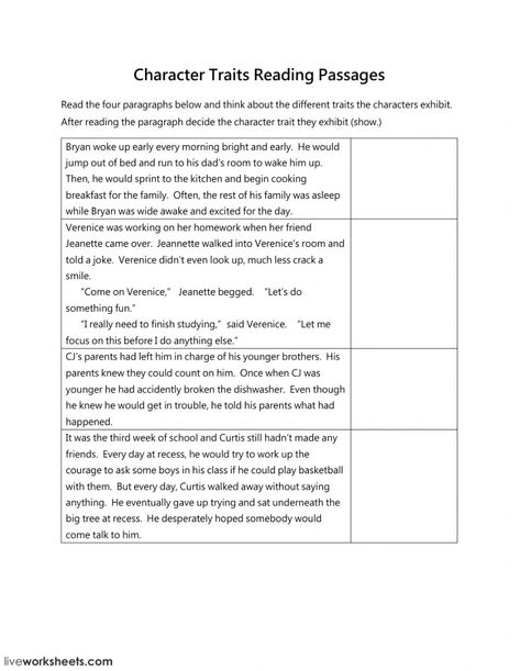 Character Traits Worksheet, 4th Grade Worksheets, Character Development Worksheet, Teaching Character Traits, Character Trait Worksheets, Kids Worksheet, Teaching Character, Cursive Writing Worksheets, Solving Equations