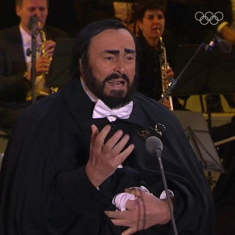 We're kicking off the week with Luciano Pavarotti's last public performance from the Turin 2006 Opening Ceremony. 🇮🇹 Press play and let the Olympic... | By Olympics Luciano Pavarotti, Press Play, Opening Ceremony, Turin, Let It Be, Music