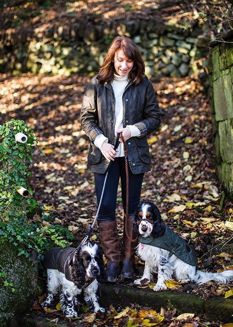 #BarbourWayofLife Competition | Barbour Barbour Jacket Women Outfit, Barbour Jacket Women, Dog Walking Outfit, Countryside Outfit, Barbour Clothing, Barbour Style, Barbour Wax, Barbour Women, Jacket Outfit Women