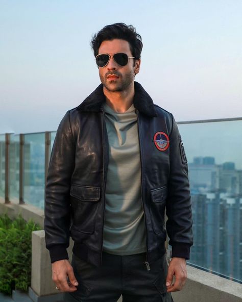 Vivek Dahiya, Mens Jackets, Leather Jacket, Actors, Leather