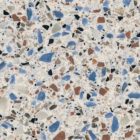 Possibly Terrazzo Countertop, Diy Terrazzo, Recycled Glass Countertops, Terrazzo Design, Small Cafe Design, Housing Ideas, Glass Countertops, Plywood Flooring, Concrete Lamp