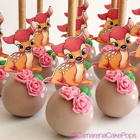 Bambi Birthday, Bambi Baby, Themed Desserts, Bookshelves Kids, Baby Shower Centerpieces, Baby Deer, Disney Wedding, Baby Shower Theme, Cakepops