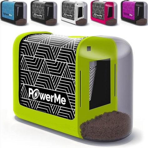 POWERME Electric Pencil Sharpener - Pencil Sharpener Battery Powered for Kids, School, Home, Office, Classroom, Artists – Battery Operated Pencil Sharpener For Colored Pencils, Ideal For No. 2 Electric Pencil Sharpener, Classroom Tools, Engineering Tools, Pencil Sharpeners, Sharpeners, Pencil Sharpener, Writing Supplies, Color Pencil Drawing, School Office