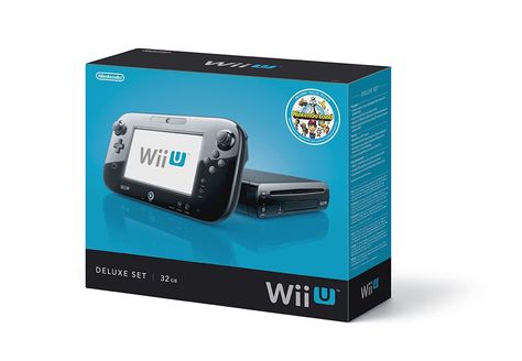 Nintendo Wii U Console - 32GB Black Deluxe Set Wii U Games, Nintendo Wii U, Wii Console, Mario Kart 8, Nintendo Eshop, Wii Games, Latest Games, Game System, Christmas Gift For Dad