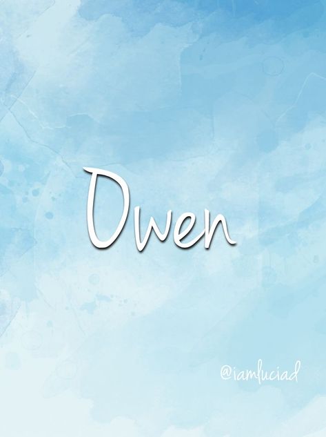 Owen Name, Baby Shower Nene, Pretty Names, Beautiful Names, Boy Names, Baby Names, Meant To Be, Abc, Neon Signs