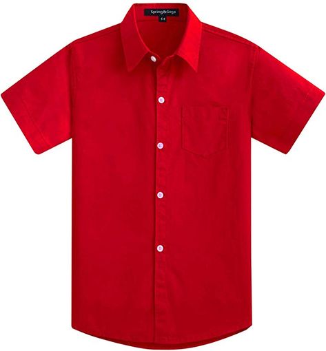 Amazon.com: Spring&Gege Boys' Short Sleeve Solid Formal Cotton Twill Dress Shirts: Clothing Formal Uniform, Usa Dress, Solid Dress Shirt, Twill Dress, Uniform Shirts, Short Sleeve Dress Shirt, Usa Dresses, Twill Shirt, School Uniforms