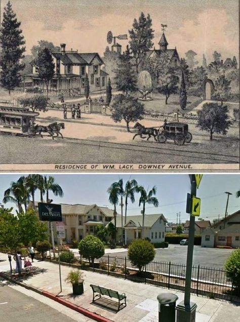 Mirabel mortuary Boyle Heights, Then And Now Photos, Ca History, East La, San Fernando Valley, Vintage Los Angeles, Frozen In Time, Photo Overlays, Past And Present