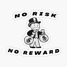 No Risk No Reward Tattoo, No Risk No Reward, Kid Puns, Risk Reward, Risk Taker, Reward Stickers, Crypto Bitcoin, Motivational Phrases, High Risk