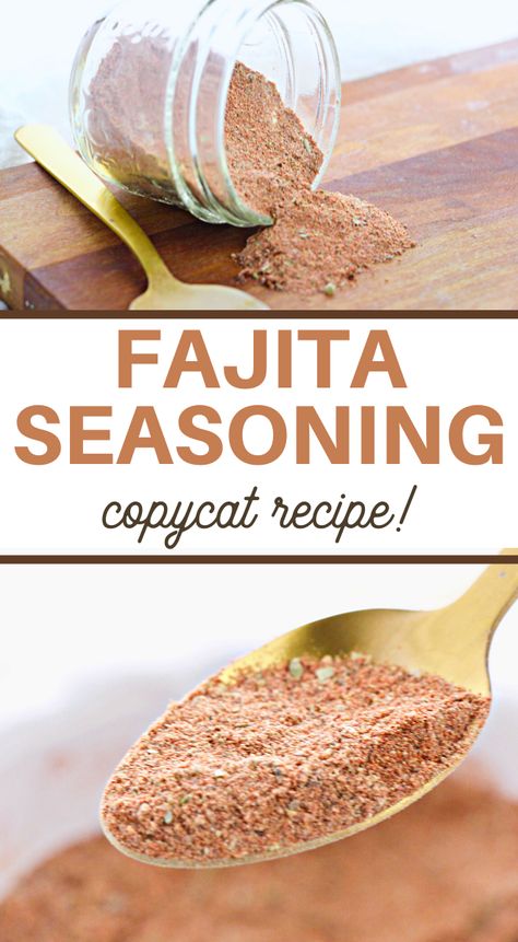 Hello Fresh Copycat Recipes, Fajita Seasoning Recipe, Fajita Spices, Spice Blends Recipes, Fajita Seasoning, Homemade Spices, Vegetarian Chili, Hello Fresh, Spice Recipes