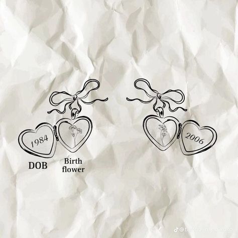 I Got You Tattoo Ideas, 6 Initials Tattoo, Tattoo Ideas Female Elegance, The Notebook Inspired Tattoos, Large Girly Tattoos, Give Your Heart Keep Your Head Tattoo, Love Heart Locket Tattoo, Unique Art Tattoos, Best Friend Locket Tattoo