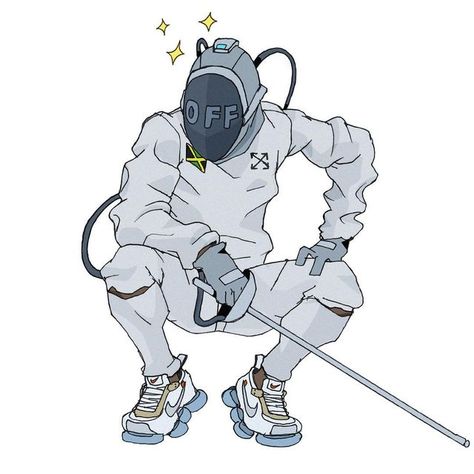 Fencing Sport, Sports Drawings, Fence Art, Robot Concept Art, October 15, Sports Art, Drawing Reference Poses, Tag A Friend, Anime Poses