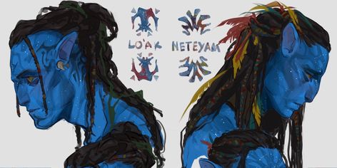 Avatar Poster, Blue Avatar, Avatar James Cameron, Avatar Films, Avatar Fan Art, Pandora Avatar, Female Avatar, Avatar Movie, Creature Artwork