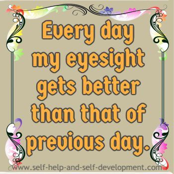 Self talk for daily improvement of eyesight. Perfect Vision Eyes, Good Eyesight Affirmation, Perfect Eyesight Affirmation, Healthy Eyes Affirmations, Perfect Eyesight Vision Board, Eyesight Affirmations, Eyesight Quotes, Perfect Eyesight, Daily Improvement