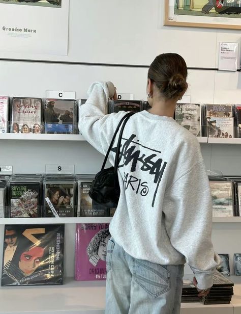 Stussy Sweatshirt, Stussy Hoodie, Autumn Fits, Stockholm Fashion, Fall Fits, Winter Fits, Cool Fits, Hoodie Outfit, Mode Inspo