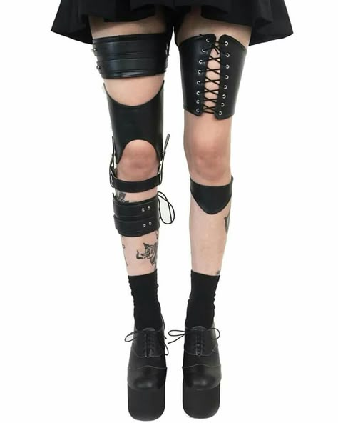 Harness Outfit, Harness Fashion, Leg Harness, Fest Outfits, Outfit References, Clothing Reference, Clothes Reference, Garters, Character Outfits