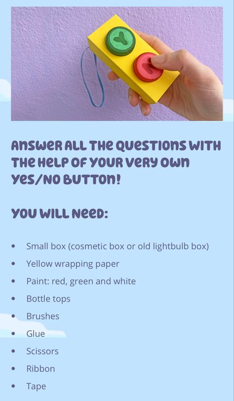 Diy Bluey, Cosmetic Box, Bottle Top, Yes Or No, Small Boxes, Wrapping Paper, Light Bulb, Wall