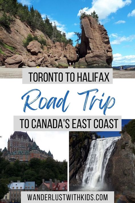 Are you looking for Canadian road trips this summer? We've put together an itinerary to help you plan your drive from Toronto to Halifax and explore the East Coast of Canada Canada East Coast Road Trip, East Canada Road Trip, Eastern Canada Road Trip, Canada Camping, East Coast Canada, Newfoundland Travel, Canadian Road Trip, Canada Summer, Canada Trip