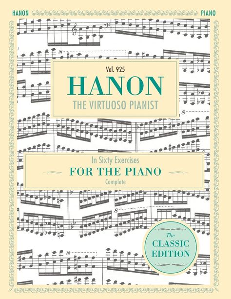 Hanon: The Virtuoso Pianist in Sixty Exercises, Complete (Schirmer's Library of Musical Classics, Vol. 925) #Sixty, #Exercises, #Complete, #Hanon #Ad I Love Books, Love Book, Book Worms, Piano, Musical, Books