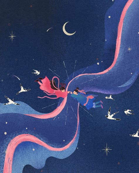 I had the pleasure to create this year’s visuals for a Japanese festival TANABATA in Prague! 🎋 Tanabata celebrates the meeting of the deities Orihime and Hikoboshi. According to legend, the Milky Way separates these lovers, and they are allowed to meet only once a year on the seventh day of the seventh lunar month of the lunisolar calendar. In present-day Japan, people generally celebrate this day by writing wishes, sometimes in the form of poetry, on tanzaku (短冊, tanzaku), small pieces of ... Japanese Publication Design, Japanese Festival Aesthetic, Pink Poster Design, Lunisolar Calendar, Tanabata Festival, Festival Aesthetic, Forms Of Poetry, Japanese Festival, Calendar Poster