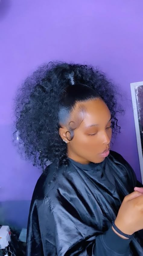 Low Pony Hairstyles, High Curly Ponytail, Hair Expo, Black Kids Braids Hairstyles, Pony Hairstyles, High Ponytail Hairstyles, Weave Ponytail Hairstyles, Sleek Ponytail Hairstyles, Birthday Hairstyles