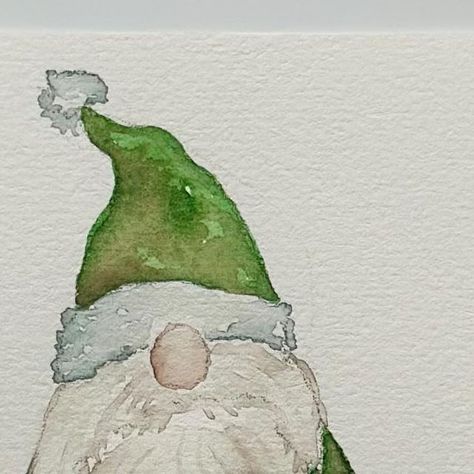 Duluth, MN • Art & Design • LeeAnn Huot on Instagram: "If you gnome you gnome. Who’s going to paint a Christmas gnome with me?? #watercolor #watercolorart #watercolorpainting #duluth #duluthmn #art #duluthminnesota #artlove #christmas #christmasgnomes #gnomes #christmastree #christmasart" Whimsical Christmas Watercolor, Watercolor Gnomes Christmas, Grinch Watercolor, Winter Gnome Painting, Watercolor Art Christmas, Watercolor Christmas Art, Watercolor Gnome, Gnome Watercolor, Watercolour Christmas