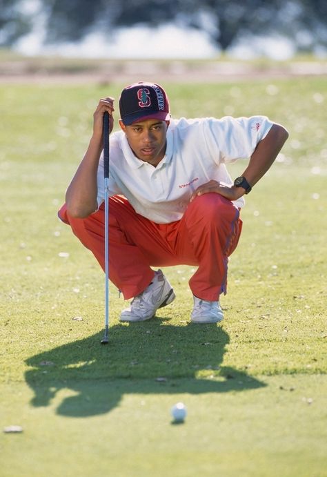 Tiger Woods Golf Style Men, Golf Fashion Men, Golf Inspiration, Sports Aesthetic, Golf Brands, Vintage Golf, Tiger Woods, Golf Sport, Golf Fashion