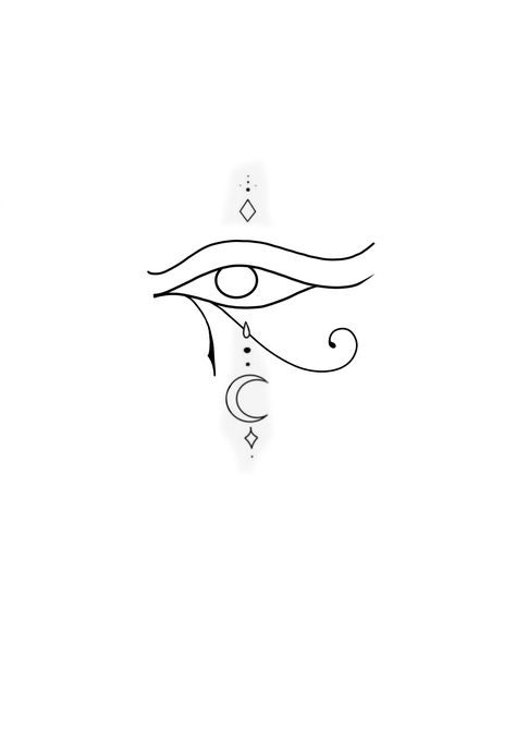 Eye Of Ra Tattoo Design Women, Sun And Earth Tattoo, Eye Of Horus Tattoo Stencil, Eye And Moon Tattoo, Eye Of Thoth Tattoo, Tattoo Eye Of Horus, The Eye Of Horus Tattoo, Horus Eye Tattoo, Egyptian Eye Tattoos